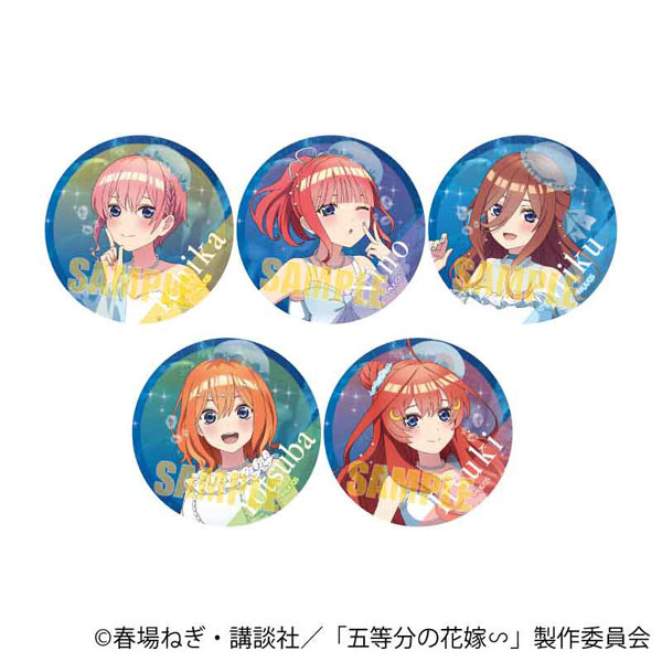 五等分の花嫁∽ トレーディング缶バッジ くらげドレスver. 5個入りBOX[ベルハウス]