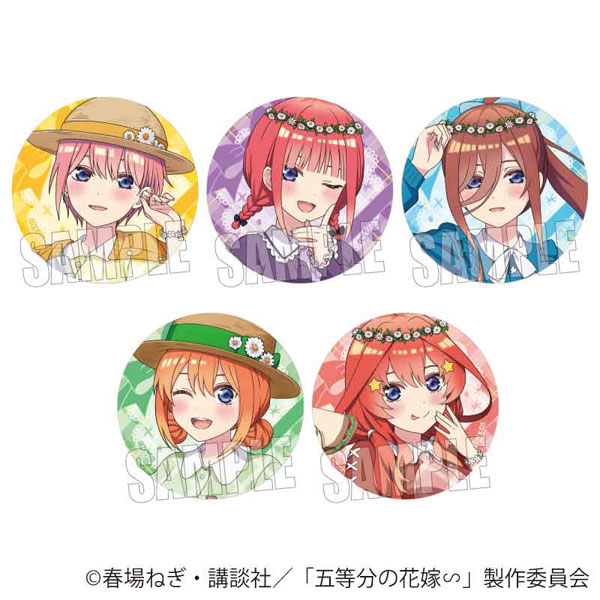 五等分の花嫁∽ トレーディング缶バッジ ピクニックver. 5個入りBOX[ベルハウス]