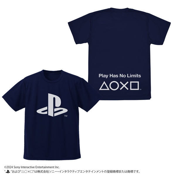 プレイステーション ドライTシャツ for PlayStation/NAVY-S[コスパ]