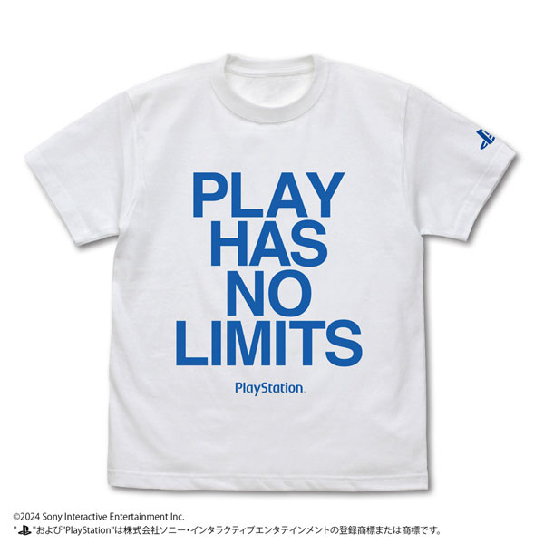 プレイステーション PLAY HAS NO LIMITS Tシャツ for PlayStation/WHITE-S[コスパ]