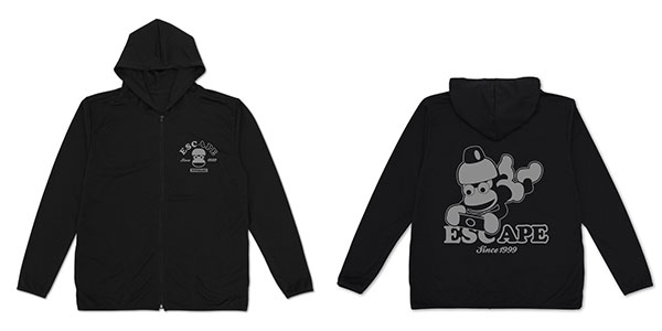 サルゲッチュ ピポサル 薄手ドライパーカー/BLACK-XL[コスパ]