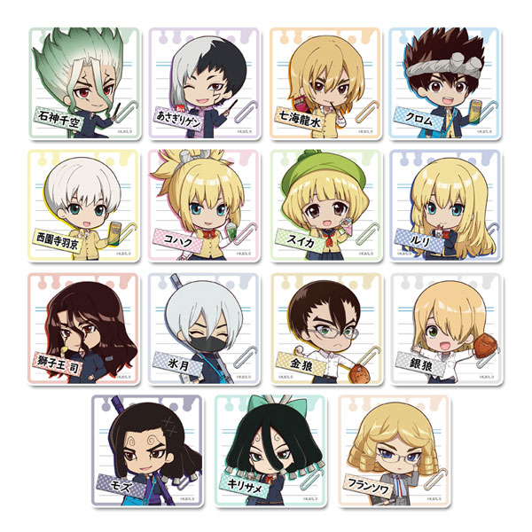 Dr.STONE ぷちちょこ トレーディングステッカー 放課後 15個入りBOX[シーズナルプランツ]《在庫切れ》