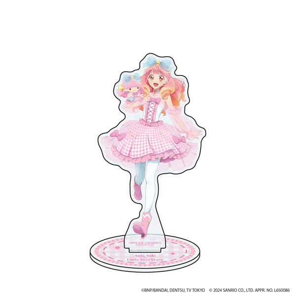 ホログラムアクリルスタンド「アイカツ！シリーズ×サンリオキャラクターズ」04/友希あいね×リトルツインスターズ(等身イラスト)[A3]