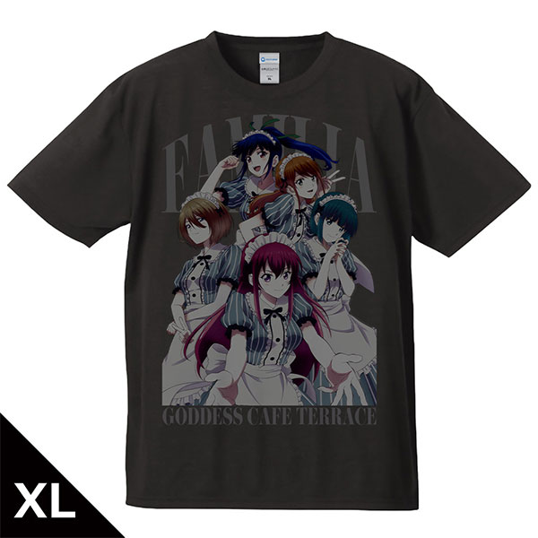 TVアニメ「女神のカフェテラス」 Tシャツ Familia ver. XLサイズ[アズメーカー]