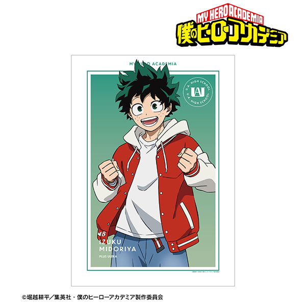 TVアニメ『僕のヒーローアカデミア』 描き下ろし 緑谷出久 記念撮影ver. A3マット加工ポスター[アルマビアンカ]《在庫切れ》