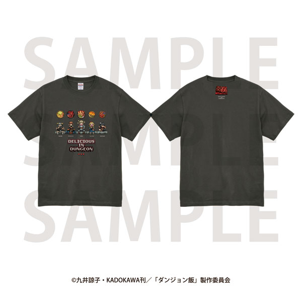 TVアニメ「ダンジョン飯」Tシャツ(描き起こしデフォルメ「ピクセルアート！」) L[イーディス]