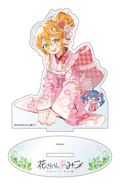 あみこちゃん アクリルスタンド 花ざかりのあみこシリーズ 梅の花 イラスト：上倉エク[あみあみ]《発売済・在庫品》