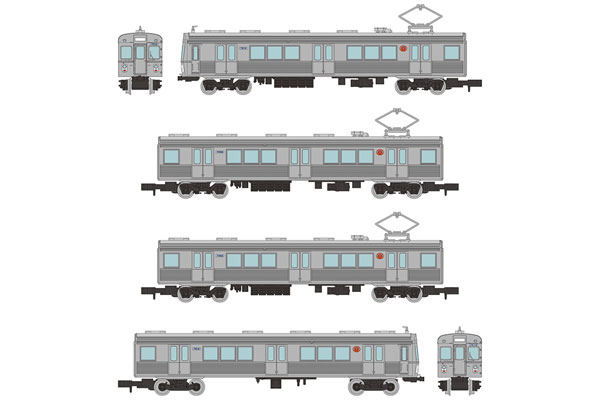 鉄道コレクション 東急電鉄7200系東横線・非冷房車4両セット[トミーテック]