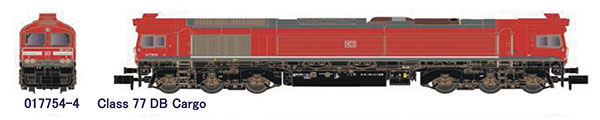 017754-4 (N) Class 77 DB Cargo[ホビーセンターカトー]【送料無料】《発売済・在庫品》