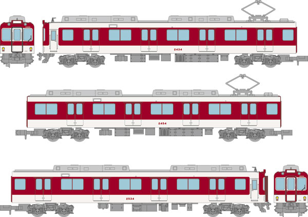 鉄道コレクション 近畿日本鉄道2430系 3両セット[トミーテック]