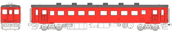 TW-K22B-M 国鉄キハ22首都圏色(6個ベンチレーター)動力付[トラムウェイ]