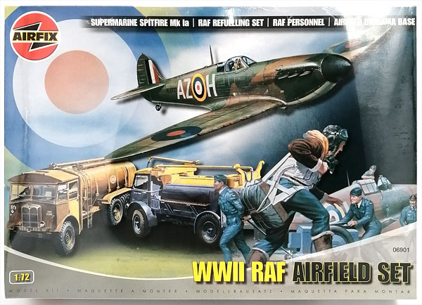 【中古】1/72 WWII RAF AIRFIELD SET プラモデル[エアフィックス]