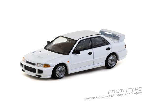 1/64 Mitsubishi Lancer RS Evolution III White[Tarmac Works]