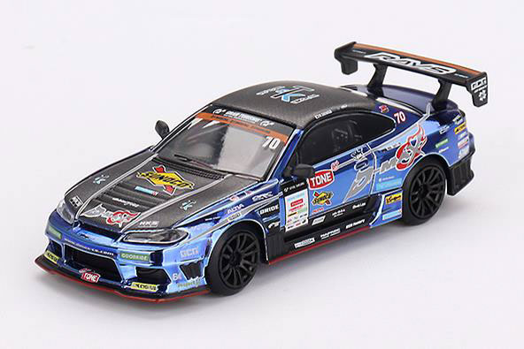 1/64 Nissan シルビア (S15) D1 GP 2023 #70 D-MAX RACING(右ハンドル) 日本限定[MINI GT]