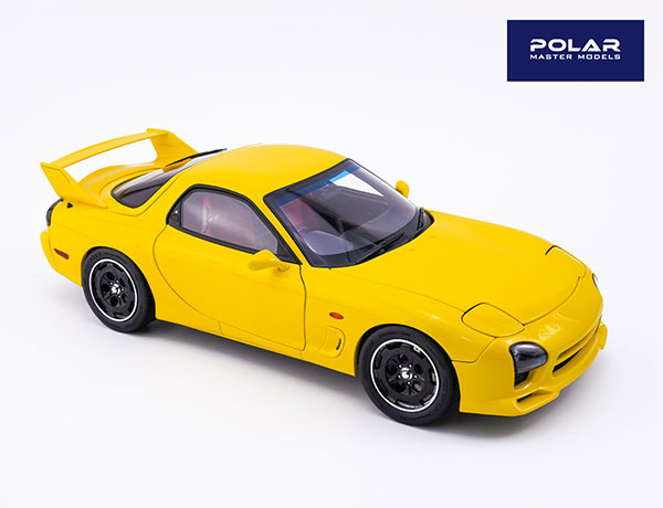 1/18 Mazda RX7 Speed Yellow[POLAR MASTER MODELS]