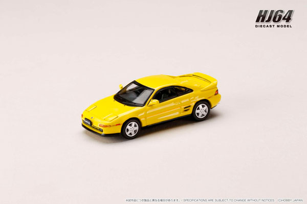 1/64 トヨタ MR2 (SW20) GT-S (1991) スーパーブライトイエロー[ホビージャパン]