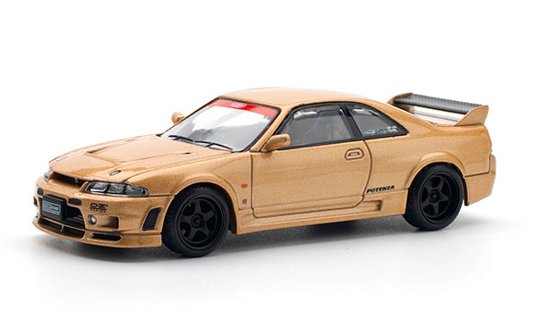 1/64 TOP SECRET GT-R R33 - GOLD[POP RACE]