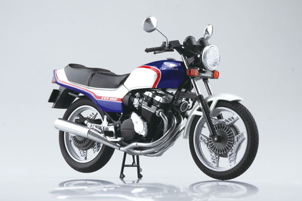 1/12 完成品バイク Honda CBX400F パール/キャンディブルー[スカイネット]