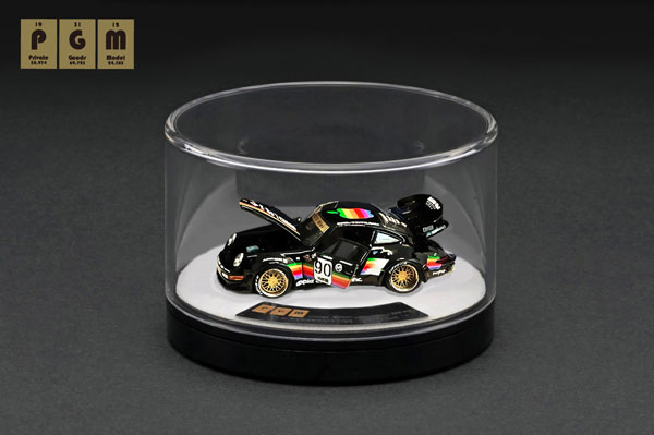 1/64 RWB 964 Black - Rotating display ※回転台座バージョン[PGM]