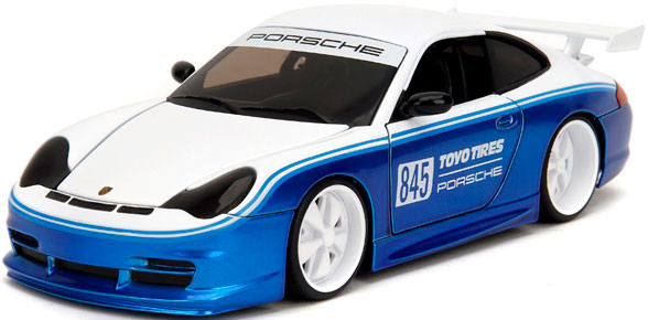 1/24 2006 ポルシェ 911 GT3 RS (996.2) ブルー/ホワイト/TOYO TIRES[Jada Toys]