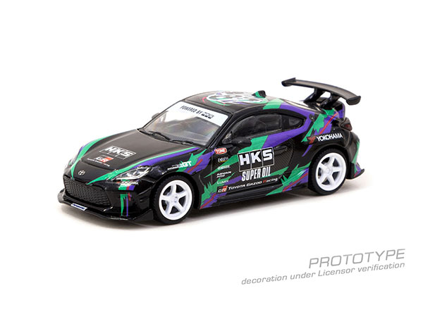 1/64 HKS Toyota GR86 Black[Tarmac Works]