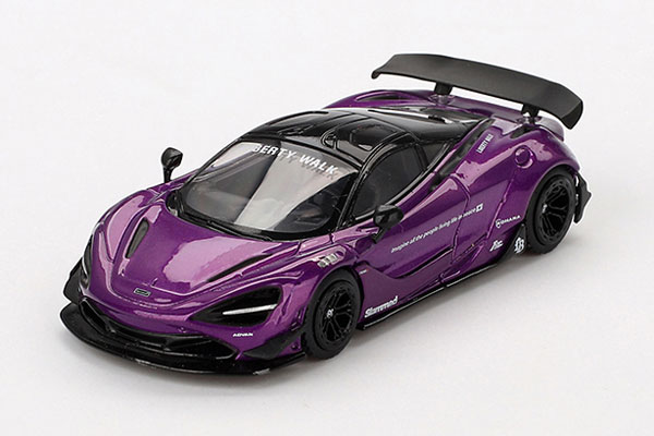 1/64 マクラーレン 720S LB★Works パープル(左ハンドル)[MINI GT]