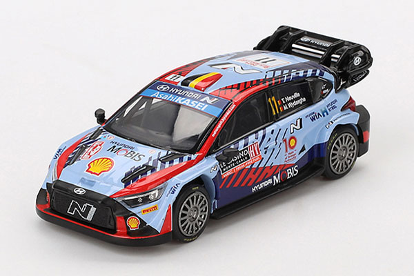 1/64 Hyundai i20 N Rally1モンテカルロラリー 2024 優勝車 #11(左ハンドル)[MINI GT]