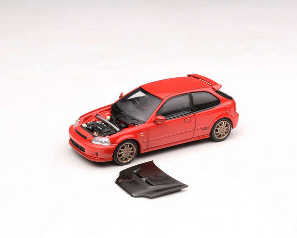 S 1/43 エブロ 無限 ホンダ フィット 赤 MUGEN HONDA FIT 中古品