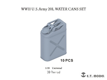 1/35 WWII アメリカ 20L水用ジェリカン(10個入)[E.T.MODEL]