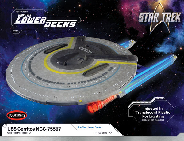 1/1400 スター・トレック：ローワー・デッキ U.S.S.セリトス プラモデル[ポーラライツ]