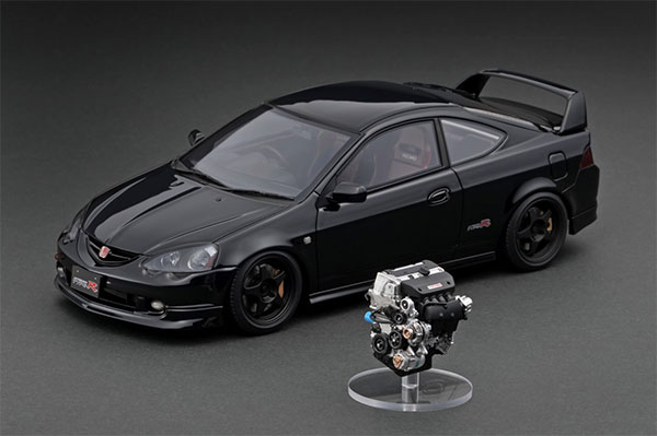 1/18 Honda INTEGRA (DC5) TYPE R Black With Engine[イグニッションモデル]