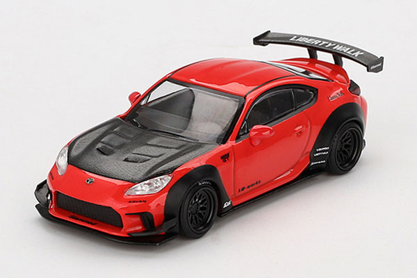 1/64 Toyota GR86 LB★Nation レッド(右ハンドル)[MINI GT]