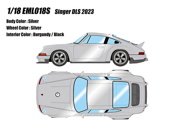 1/18 シンガー 911 DLS 2023 シルバー[メイクアップ]