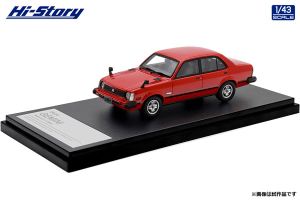 1/43 ISUZU GEMINI Sedan ZZ/T (1981) レッド[ハイストーリー]