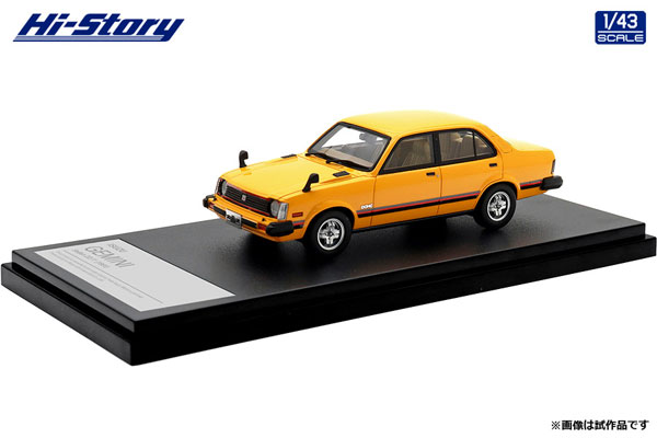 1/43 ISUZU GEMINI Sedan ZZ/T (1981) イエロー[ハイストーリー]《在庫
