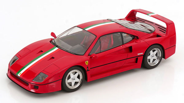 1/18 Ferrari F40 Italia Design レッド/ホワイト/グリーン[KKスケール]