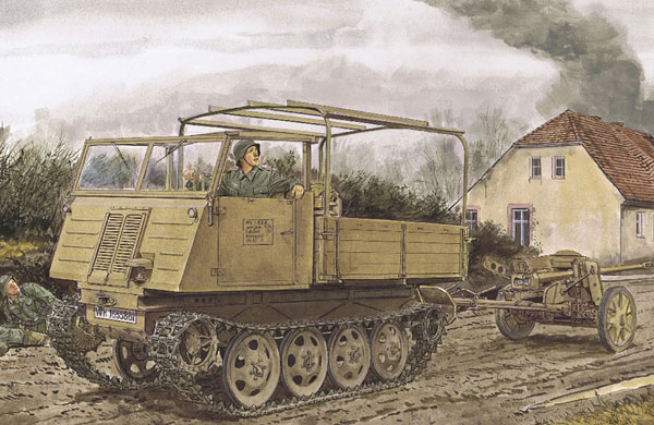 1/35 WW.II ドイツ軍 RSO/3 ＆ 5cm Pak38 対戦車砲 豪華仕様
