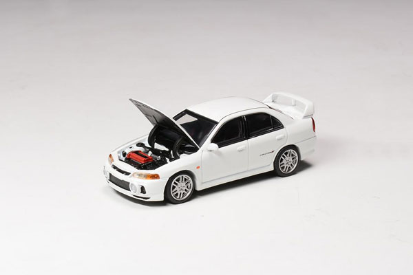 1/64 Mitsubishi Lancer Evolution IV SCOTIA WHITE[MOTORHELIX]