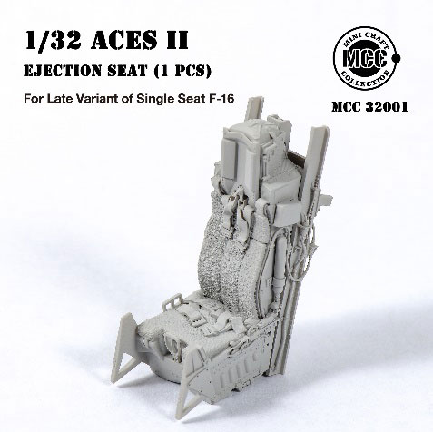 1/32 F-16 後期型 単座型用ACESII 射出座席 (1個入り)[ミニクラフトコレクション]