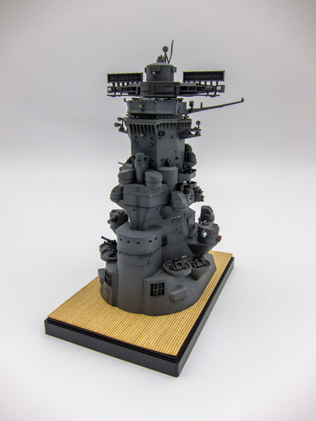 1/200 集める装備品シリーズ No.2 EX-4 1/200 戦艦大和 艦橋(純正エッチングパーツ/台座用木甲板シール付き) プラモデル[フジミ模型]