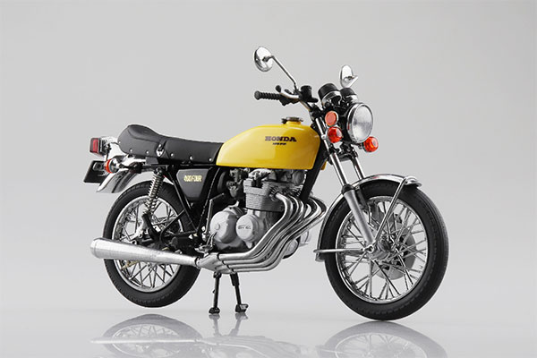 1/12 完成品バイク Honda CB400FOUR パラキートイエロー[スカイネット]