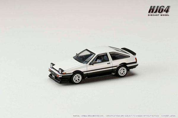 1/64 トヨタ スプリンター トレノ 後期型 JDM Style ホワイト / ブラック[ホビージャパン]