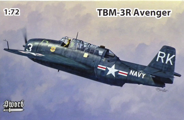 1/72 TBM-3R アベンジャー 艦上輸送機 プラモデル（再販）[ソード