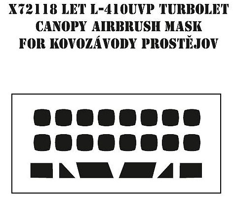 1/72 L-410UVP ターボレット塗装マスクシール (KPモデル用)[MHモデルズ]