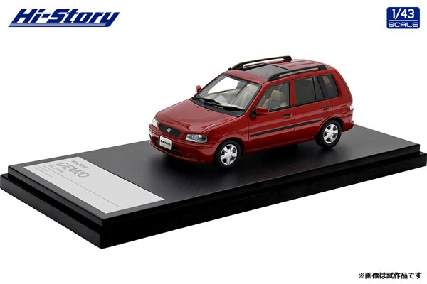 1/43 MAZDA DEMIO GL (1996) パッションローズマイカ[ハイストーリー]