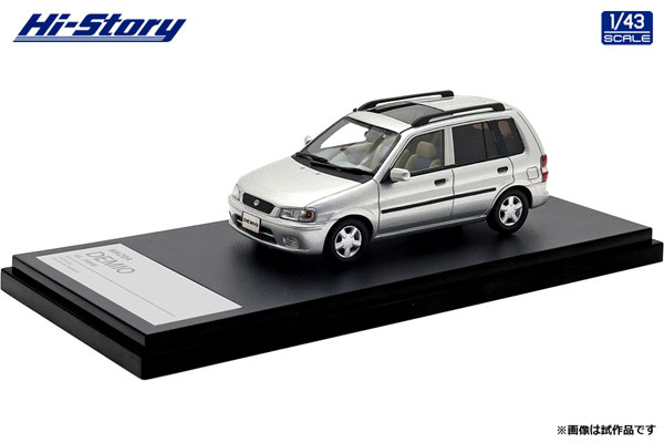 1/43 MAZDA DEMIO GL (1996) シルバーストーンメタリック[ハイストーリー]