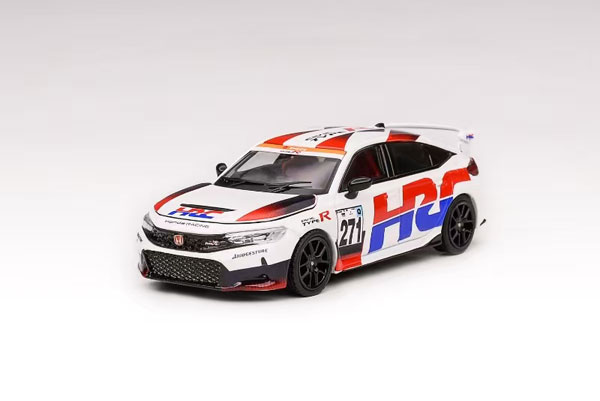 1/64 Honda Civic Type R (FL5) HRC Version Pearl White[MOTORHELIX]