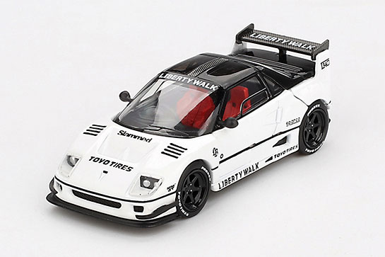 1/64 マツダ AZ-1 リバティーウォーク LB40 東京オートサロン 2024 ホワイト(右ハンドル)[MINI GT]