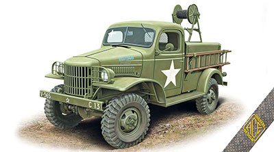1/72 米・WC43T(T215)4輪トラック野戦電話施設車 プラモデル[ACE]《在庫切れ》