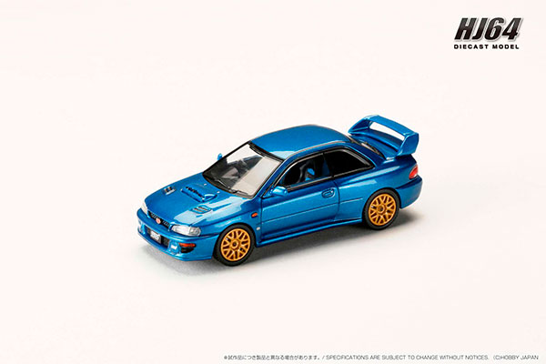 1/64 スバル インプレッサ 22B STi Version (GC8) ソニックブルーマイカ[ホビージャパン]